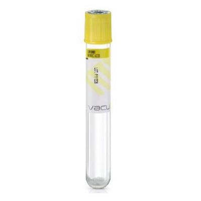 VACOUMED 16X100 SENZA PRES. X 10 ML T/GIALLO