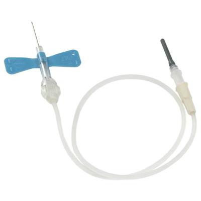 KIT PRELIEVO AGO A FARFALLA 23G AZ. 50PZ C/SICUREZZA