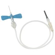 KIT PRELIEVO AGO A FARFALLA 23G AZ. 50PZ C/SICUREZZA
