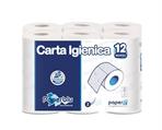 C. IGIENICA 12 ROTOLI 165 STR. PAPERBLU P. C.  2 V.  CF. 8 X 12