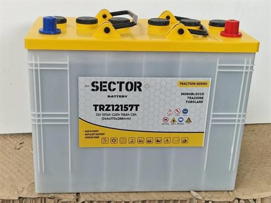 BATTERIA TRAZIONE 12V 157 A 20 H TUBOLARE 343X175X275H
