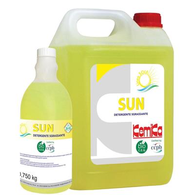 SUN KG 5 DETERGENTE SGRASSANTE ECOLABEL CON COMPONENTI ORGANICI