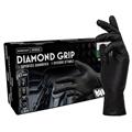 GUANTI IN NITRILE NERI DIAMOND GRIP BLACK S/P 50 PZ TG.XXL
