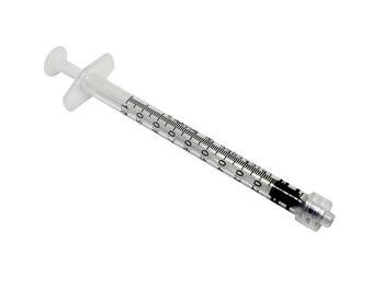 SIRINGA BD 1 ML LUER LOCK TRE PEZZI SENZA AGO