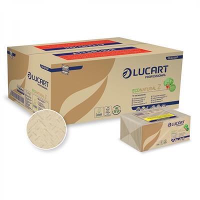 ASCIUGAMANI PIEGATI A Z ECONATURAL 2 V  - CF.18 X 220 PZ.  23X