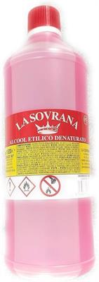 ALCOOL ETILICO DENATURATO 90ø 1 LT. LA SOVRANA