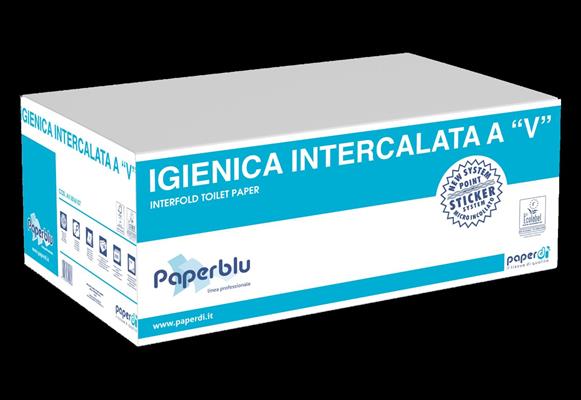 C. IGIENICA INTERFOGLIATA  A V P. C.  2 V.  CF.40 X 225 PZ.
